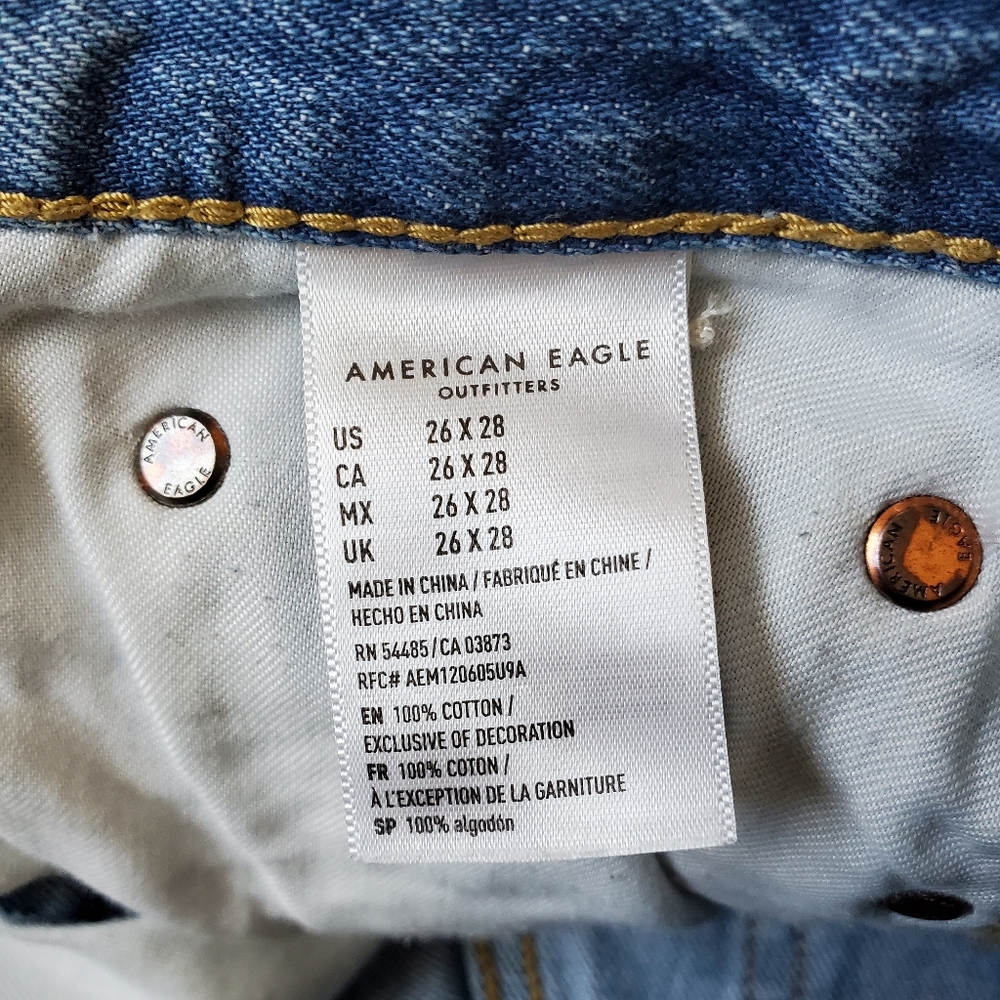 Boys Ameican Eagle slim straight denim short 26 - Picture 7 of 7